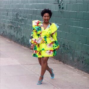 Christopher John Rogers For Target Floral Ruffle Dress 14